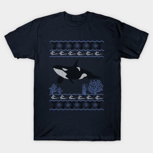 Killer Whale Ugly Sweater T-Shirt